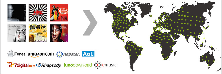 Musik online weltweit verkaufen